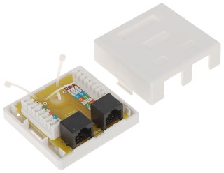 GNIAZDO KOŃCOWE RJ45-2G1/6 PODWÓJNE