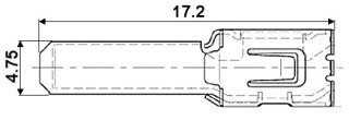 KONEKTOR MĘSKI KSW-4.7/1.0*P100