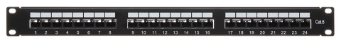 PATCH PANEL RJ-45 PP-24/RJ/6C PATCH PANEL RJ-45 PP-24/RJ/6C
