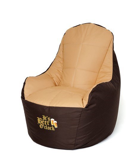 Pufa worek sako BOSS brązowy-beżowy XXL 140x90 Pufa worek sako BOSS brązowy-beżowy XXL 140x90