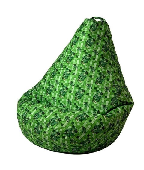 Pufa worek sako GRUSZA DRUK minecraft L 105x80 Pufa worek sako GRUSZA DRUK minecraft L 105x80