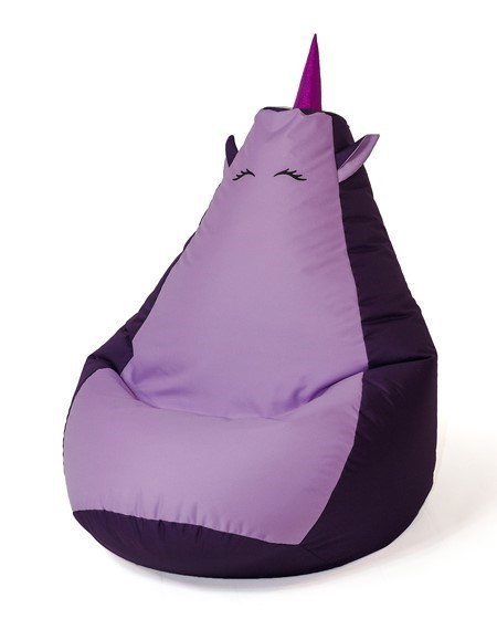 Pufa worek sako JEDNOROŻEC fiolet- jasny fiolet XL 130x90 Pufa worek sako JEDNOROŻEC fiolet- jasny fiolet XL 130x90