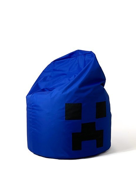 Pufa worek sako MINECRAFT niebieski XXL 110x90 Pufa worek sako MINECRAFT niebieski XXL 110x90