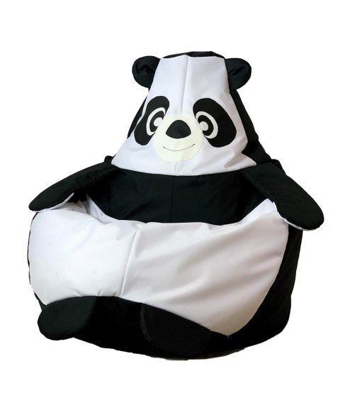 Pufa worek sako PANDA czarny-biały XL 130x90 Pufa worek sako PANDA czarny-biały XL 130x90