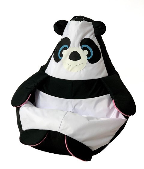 Pufa worek sako PANDA czarny-biały XL 130x90 Pufa worek sako PANDA czarny-biały XL 130x90