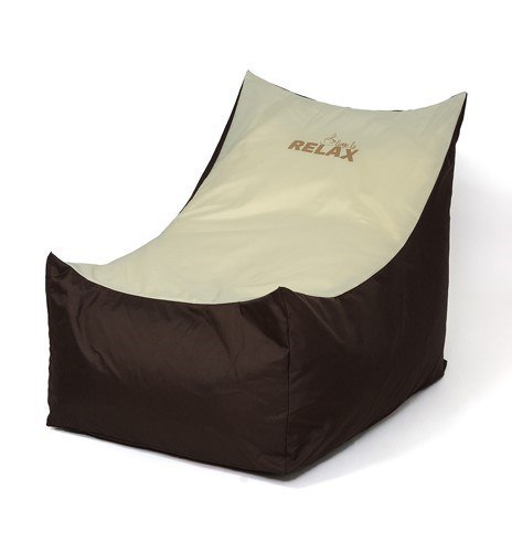 Pufa worek sako TRON brązowy-kremowy XXL 140x90 Pufa worek sako TRON brązowy-kremowy XXL 140x90