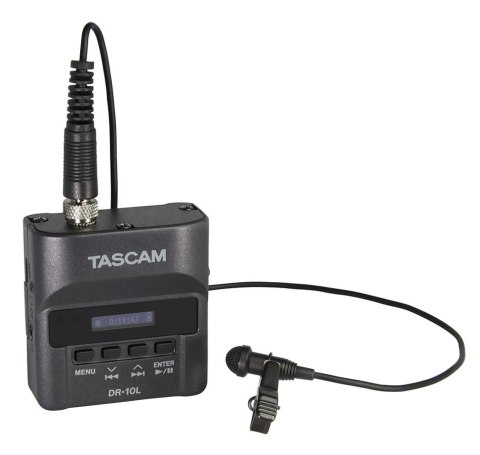 Tascam DR-10L - Cyfrowy rejestrator Tascam typu "body-pack" z mikrofonem lavalier (biały) Tascam DR-10L - Cyfrowy rejestrator Tascam typu "body-pack" z mikrofonem lavalier (biały)