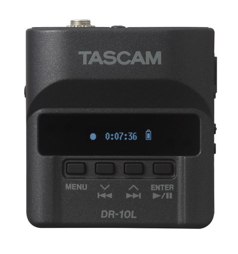 Tascam DR-10L - Cyfrowy rejestrator Tascam typu "body-pack" z mikrofonem lavalier (biały) Tascam DR-10L - Cyfrowy rejestrator Tascam typu "body-pack" z mikrofonem lavalier (biały)