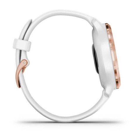 Zegarek Garmin Venu 2S (40 mm) Rose Gold Stainless Steel Bezel / White Case / Silicone Band Zegarek Garmin Venu 2S (40 mm) Rose Gold Stainless Steel Bezel / White Case / Silicone Band