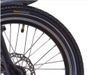JOBOBIKE Sam - Składany Rower Elektryczny Miejski Dla Seniora 250W Szary