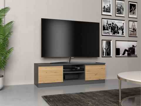 Szafka RTV 120x40xH36 antracyt/artisan Szafka RTV 120x40xH36 antracyt/artisan