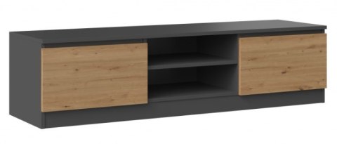 Szafka RTV 140x40xH36 antracyt/artisan Szafka RTV 140x40xH36 antracyt/artisan