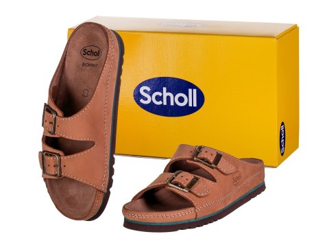Wygodne sandały Scholl AIR BAG BACK STRAP BRĄZ 42 Wygodne sandały Scholl AIR BAG BACK STRAP BRĄZ 42