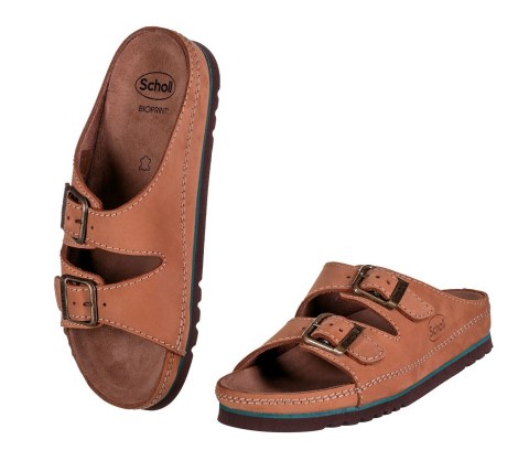 Wygodne sandały Scholl AIR BAG BACK STRAP BRĄZ 44 Wygodne sandały Scholl AIR BAG BACK STRAP BRĄZ 44