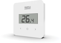 Bezprzewodowy regulator pokojowy biały R-8B PLUS Tech Sterowniki