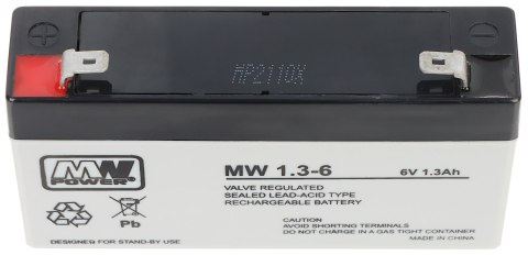 AKUMULATOR 6V/1.3AH-MW AKUMULATOR 6V/1.3AH-MW