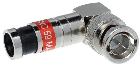 WTYK KOMPRESYJNY KĄTOWY BNC-WK/ZAC-RG59 WTYK KOMPRESYJNY KĄTOWY BNC-WK/ZAC-RG59