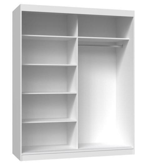 Szafa z drzwiami przesuwnymi IGA 160x61xH200 biel Szafa z drzwiami przesuwnymi IGA 160x61xH200 biel
