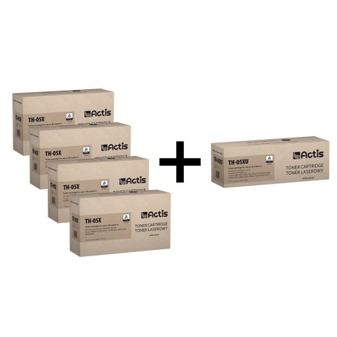 4 x Actis toner do HP 05X CE505X new TH-05X + Actis toner uniwer do HP CE505X, CF280X new TH-05XU za 1 zł 4 x Actis toner do HP 05X CE505X new TH-05X + Actis toner uniwer do HP CE505X, CF280X new TH-05XU za 1 zł