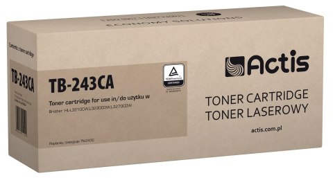 Actis TB-243CA Toner (zamiennik Brother TN-243C; Standard; 1000 stron; niebieski) Actis TB-243CA Toner (zamiennik Brother TN-243C; Standard; 1000 stron; niebieski)