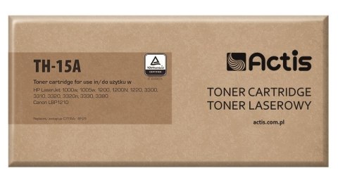 Actis TH-15A Toner (zamiennik HP 15A C7115A, Canon EP-25; Standard; 2500 stron; czarny) Actis TH-15A Toner (zamiennik HP 15A C7115A, Canon EP-25; Standard; 2500 stron; czarny)