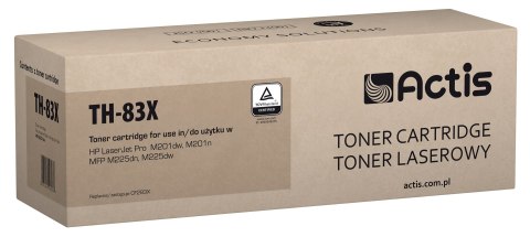 Actis TH-83X Toner (zamiennik HP 83X CF283X; CANON CRG-737; Standard; 2200 stron; czarny) Actis TH-83X Toner (zamiennik HP 83X CF283X; CANON CRG-737; Standard; 2200 stron; czarny)