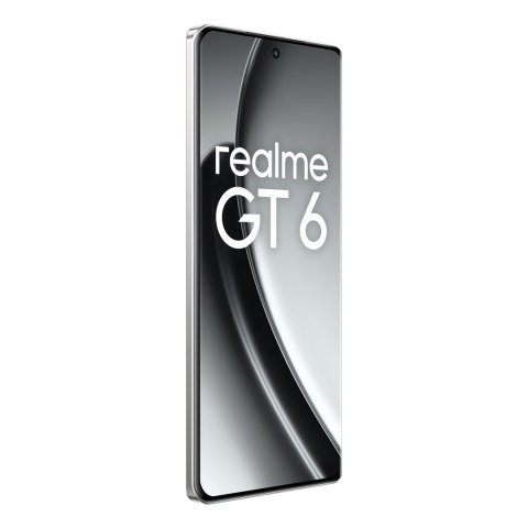 Smartfon realme GT 6 5G 16/512GB Fluid Silver (WYPRZEDAŻ) Smartfon realme GT 6 5G 16/512GB Fluid Silver (WYPRZEDAŻ)