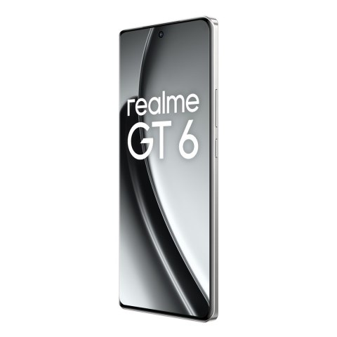 Smartfon realme GT 6 5G 16/512GB Fluid Silver (WYPRZEDAŻ) Smartfon realme GT 6 5G 16/512GB Fluid Silver (WYPRZEDAŻ)