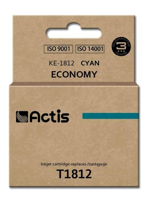 Actis KE-1812 Tusz (zamiennik Epson T1812; Standard; 15 ml; niebieski) Actis KE-1812 Tusz (zamiennik Epson T1812; Standard; 15 ml; niebieski)