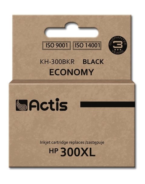 Actis KH-300BKR Tusz (zamiennik HP 300XL CC641EE; Standard; 15 ml; czarny) Actis KH-300BKR Tusz (zamiennik HP 300XL CC641EE; Standard; 15 ml; czarny)