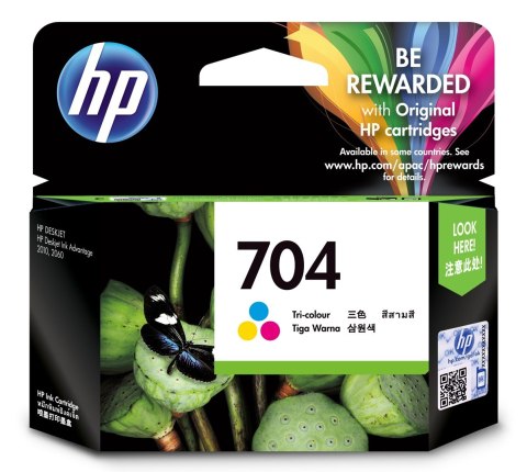 Tusz HP kolor HP 704, HP704=CN693AE, 200 str.,6 ml Tusz HP kolor HP 704, HP704=CN693AE, 200 str.,6 ml