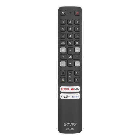 SAVIO PILOT UNIWERSALNY DO TV /ZAMIENNIK DO TV TCL - SMART TV RC-15 SAVIO PILOT UNIWERSALNY DO TV /ZAMIENNIK DO TV TCL - SMART TV RC-15