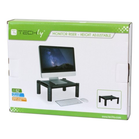 TECHLY STOLIK PODSTAWKA POD MONITOR Z REGULACJĄ WY TECHLY STOLIK PODSTAWKA POD MONITOR Z REGULACJĄ WY