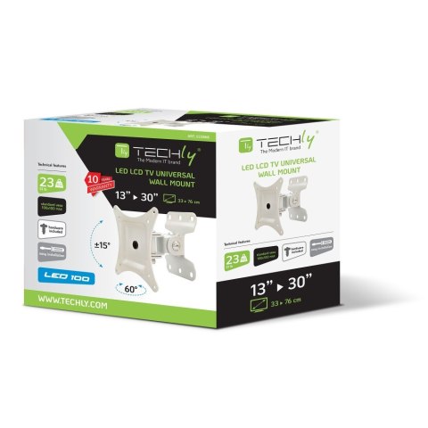 TECHLY UCHWYT ŚCIENNY TV LED/LCD 13-30 CALI 23KG O TECHLY UCHWYT ŚCIENNY TV LED/LCD 13-30 CALI 23KG O