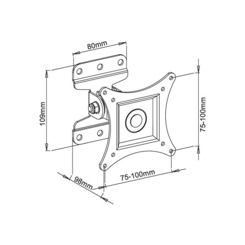 TECHLY UCHWYT ŚCIENNY TV LED/LCD 13-30 CALI 23KG O TECHLY UCHWYT ŚCIENNY TV LED/LCD 13-30 CALI 23KG O