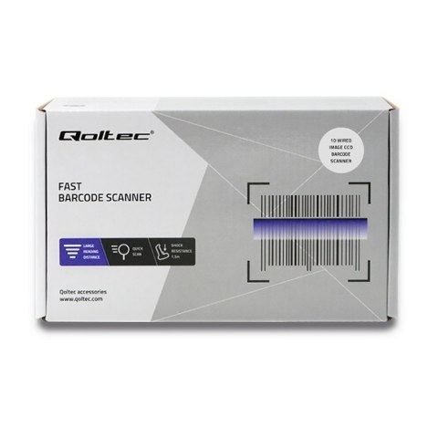 QOLTEC LASEROWY CZYTNIK KODÓW KRESKOWYCH 1D | CCD QOLTEC LASEROWY CZYTNIK KODÓW KRESKOWYCH 1D | CCD