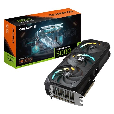Karta graficzna Gigabyte GeForce RTX 5080 Gaming OC 16GB GDDR7 Karta graficzna Gigabyte GeForce RTX 5080 Gaming OC 16GB GDDR7
