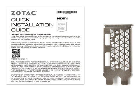 Karta graficzna ZOTAC GAMING GeForce RTX 3050 Low Profile Karta graficzna ZOTAC GAMING GeForce RTX 3050 Low Profile