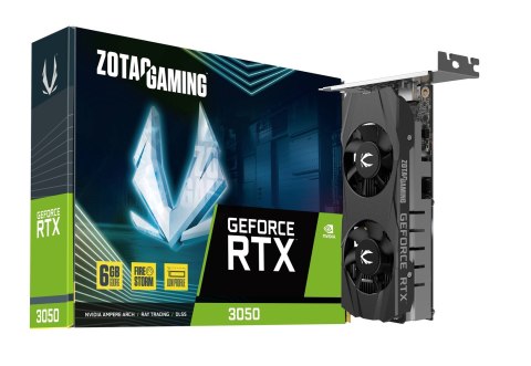 Karta graficzna ZOTAC GAMING GeForce RTX 3050 Low Profile Karta graficzna ZOTAC GAMING GeForce RTX 3050 Low Profile