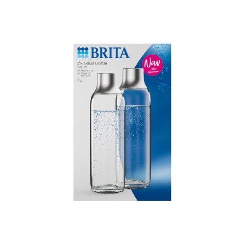 Butelka Brita sodaTRIO (2 szt., szklane) Butelka Brita sodaTRIO (2 szt., szklane)