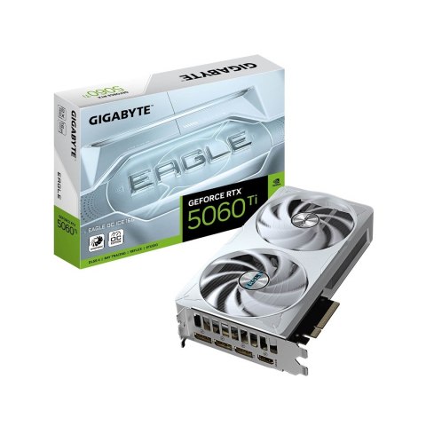 Karta graficzna Gigabyte GeForce RTX 5060 Ti EAGLE OC ICE 16GB Karta graficzna Gigabyte GeForce RTX 5060 Ti EAGLE OC ICE 16GB