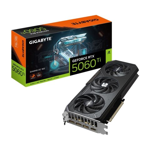 Karta graficzna Gigabyte GeForce RTX 5060 Ti GAMING OC 16GB Karta graficzna Gigabyte GeForce RTX 5060 Ti GAMING OC 16GB