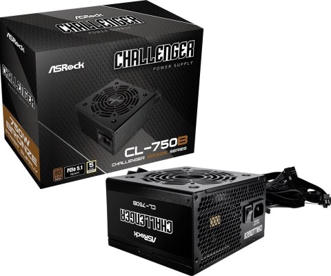 Zasilacz ASRock CHALLENGER 750W 80 Plus Bronze Zasilacz ASRock CHALLENGER 750W 80 Plus Bronze