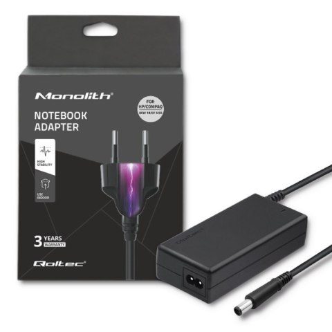 Zasilacz Qoltec 50086.90W do notebooka HP (19 V; 4,74 A; 90W; 7.4 mm x 5 mm) Zasilacz Qoltec 50086.90W do notebooka HP (19 V; 4,74 A; 90W; 7.4 mm x 5 mm)
