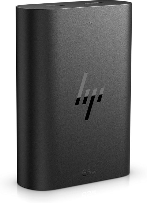 Zasilacz sieciowy HP 65W GaN Laptop Charger 2xUSB-C czarny 600Q7AA Zasilacz sieciowy HP 65W GaN Laptop Charger 2xUSB-C czarny 600Q7AA