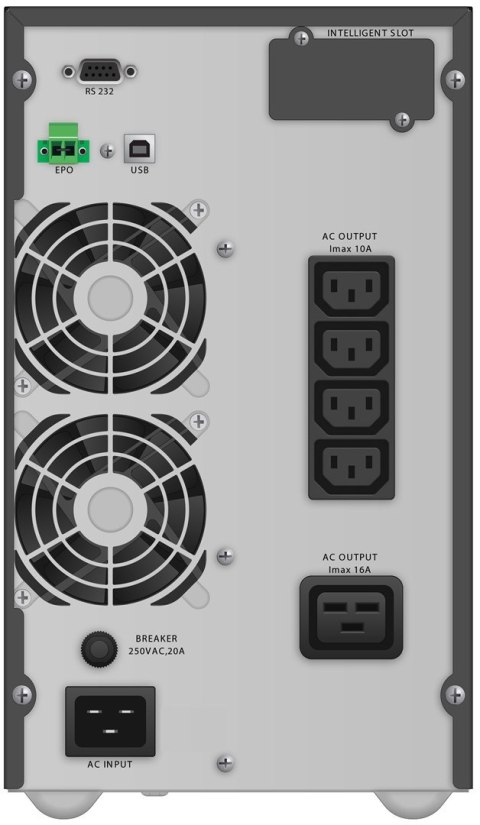 Zasilacz UPS POWER WALKER VFI 3000 TG (3000VA) Zasilacz UPS POWER WALKER VFI 3000 TG (3000VA)