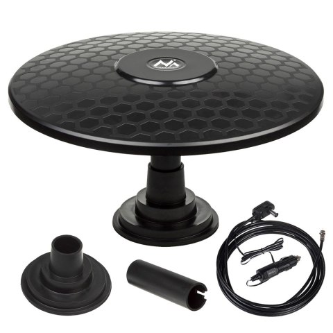Antena uniwersalna zewnętrzna Maclean MCTV-945 12/24V (aktywna; 32 dB; Typ F)
