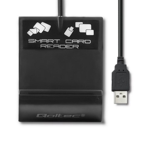 QOLTEC CZYTNIK CHIPOWYCH KART ID INTELIGENTNY | SCR-0636 | USB TYP C QOLTEC CZYTNIK CHIPOWYCH KART ID INTELIGENTNY | SCR-0636 | USB TYP C