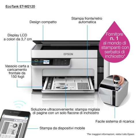 Urządzenie wielofunkcyjne EPSON EcoTank M2120 Urządzenie wielofunkcyjne EPSON EcoTank M2120