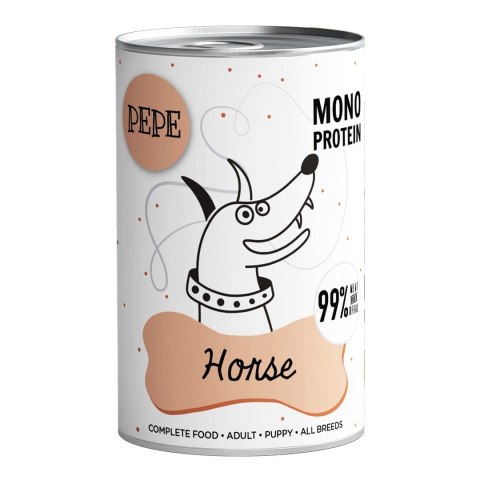 Paka Zwierzaka Pepe Horse 99% koń 400g Paka Zwierzaka Pepe Horse 99% koń 400g